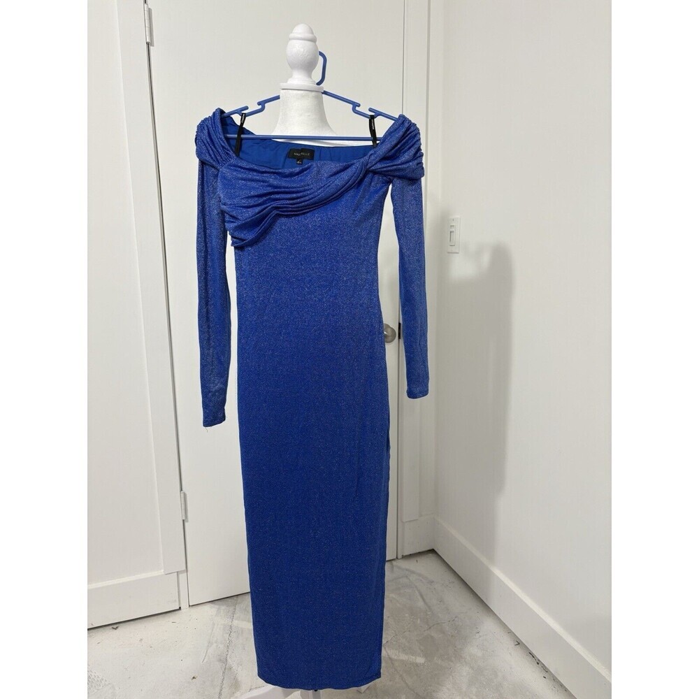 New Majorelle Maxi Revolve Small ‎ Blue Stunning Sparkling Long SLeeves